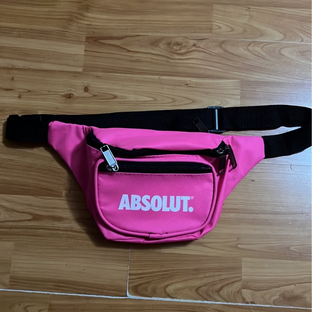 Absolut Vodka hot pink Fanny pack